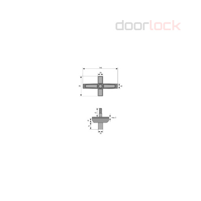 Оконный замок ABUS 2520 B/SB