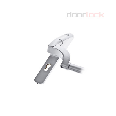 Ведущая часть механизма антипаник бара DOORLOCK PD800FR-BAR PZ72mm, RAL9006, серебристый