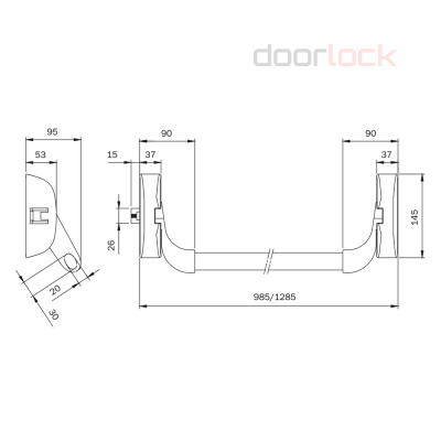 Механизм системы "антипаника" DL PD900FR