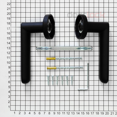 Ручка дверная DOORLOCK Libra M008, полированный хром