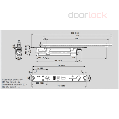 Доводчик dormakaba ITS96