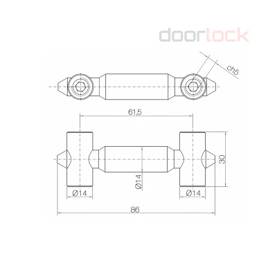 Стяжка для сборки двери OTLAV JR512