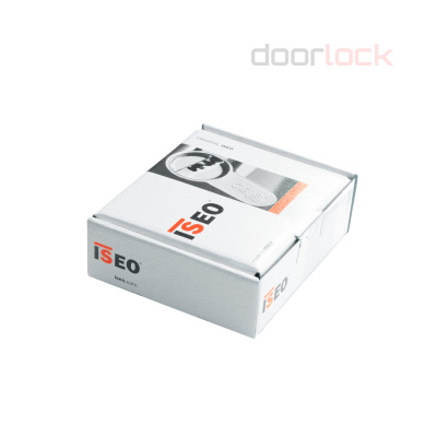 Цилиндровый механизм ISEO R65 NI 30хK30 мм никелированный, 5 ключей с пластиковыми колпачками