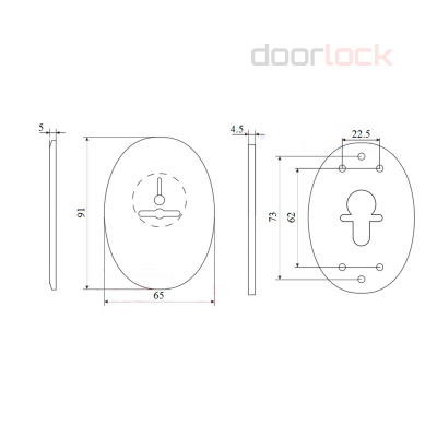 Ключевина для сувальдного замка DL S01/LC