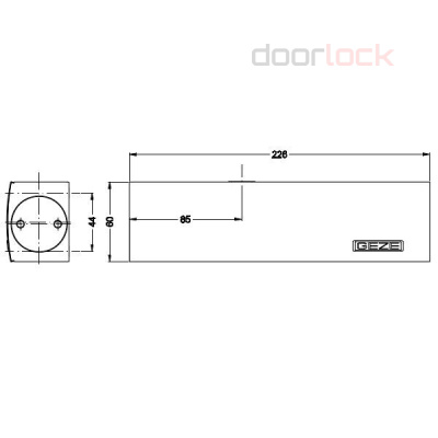 &quot;Доводчик GEZE TS2000 NV BC EN2-4/5 серебристый&quot;