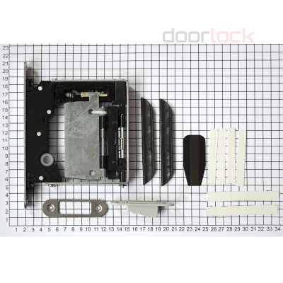 Корпус замка со скрытой ручкой Bonaiti B NO-HA с магнитной защелкой