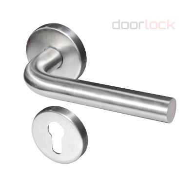 Ручка дверная DL 050/F-55 PZ Rt, матовая нержавеющая сталь