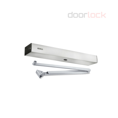 Привод распашной GEZE Slimdrive EMD-F с рычажной тягой, серебристый