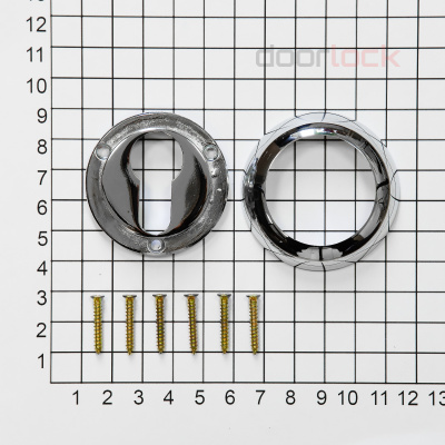 Ключевина под цилиндр VANTAGE ETCP (полированный хром)
