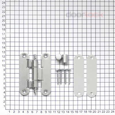 Петля карточная CEMOM I978-00-00/BC 8062, матовый хром