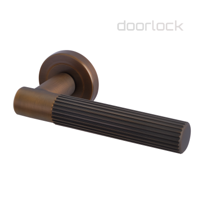 Ручка дверная DOORLOCK Cambridge M052 DTB matt, матовая темная бронза